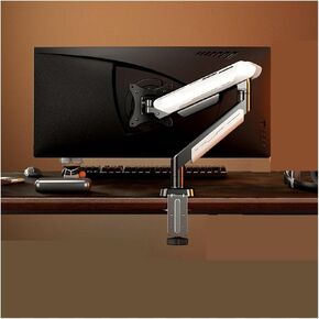 Large Load-Bearing Monitor Stand Robotic arm Display Stand Base Large Screen Cantilever Stand G02 snap-on Type(X2 White)