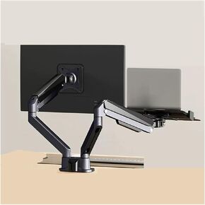 Monitor Stand Robotic arm Suitable for Gun Gray Computer Screen Rotating Lifting Cantilever Bracket S1(S1 2 Gun Gray)