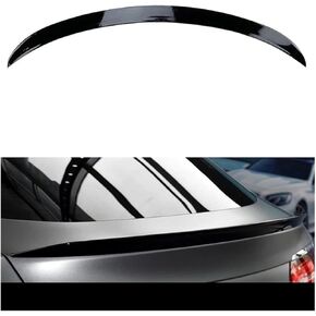 Compatible For GLC Coupe C253 GLC260/300 2016-2022 AMG Rear Trunk Lid Spoiler Wing Gloss Black Tail Tailgate Splitter Lip(Glossy black)