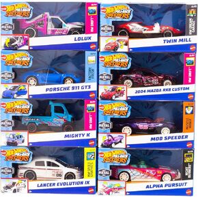 Hot Wheels 1/43 Scale Retrofriction Vehicle, High Performance Collectible Vehicle, with Rolomatic Engine or Door, Boot or Hood That Opens, Models May Vary, HPR70