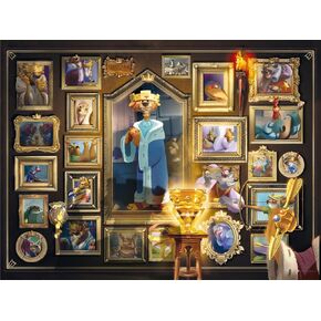 Ravensburger Disney Villainous: King John and Figurine 1000 Piece Jigsaw Puzzle for Adults - 12001110 - Handcrafted Tooling, Made in Germany, Every Piece Fits Together Perfectly