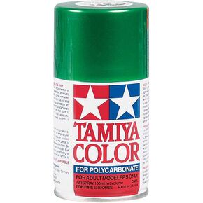 Tamiya America ، Inc Polycarbonate PS-17 Metal Green ، Spray 100 Ml ، Tam86017