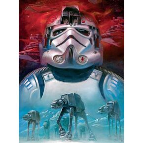 Buffalo Games - Star Wars - Fine Art - at-at Pilot - 1000 Piece Jigsaw Puzzle for Adults - Challenging Puzzle Perfect for Game Nights - Finished Size is 26.75 x 19.75