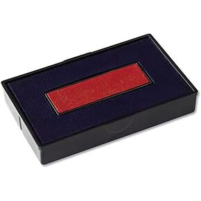 2000 Plus Replacement Ink Pad 061797-S200, Pack of 3 - Red/Blue