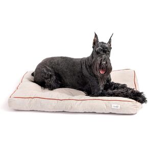 Midlee 40" x 28" Grey Tufted Dog Bed (Large 40" x 28")