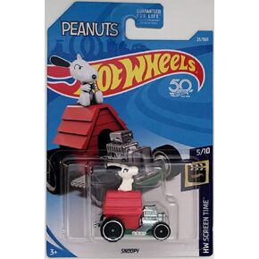 Hot Wheels 2018 50th Anniversary HW Screen Time Peanuts Snoopy Car 25/365
