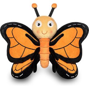 Plush Stuffed Animal and Interactive Toy with Cute, Flappable Wings (12 inches)