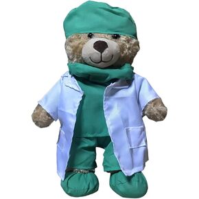 Doctor Cuddles Teddy Bear by ZZZ Bears, Gift for Kids & Adults in The Hospital, Medical Students & Healthcare Heroes, Get-Well-Soon Bear for Surgery Recovery
