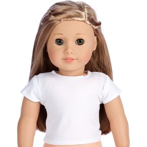 - White T-Shirts - Pack of 3 - Clothes Fits 18 Inch Doll (Doll Not Included)