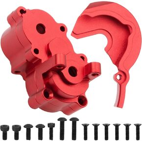 Metal Center Gearbox Transmission Housings Compatible with 1/16 Traxxas E-Revo 71054 VXL Mini Slash 4WD 70054 Mini Summit RC Car (Black)
