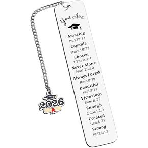 Class of 2026 Gifts Bulk Senior 2026 Gifts for Teen Girls Boys Christian Graduation Gift Graduation Bookmarks for Women Men High School Grads Essentials College School Supplies