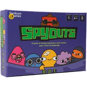 SpyOuts Card Game - Quick, Fun Family Friendly Game - Ages 7 and Up