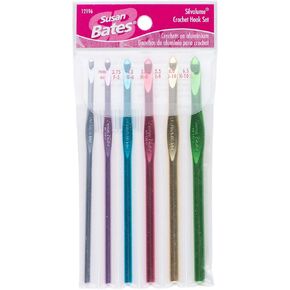 Susan Bates Silvalume Crochet Hook Gift Set Size 1