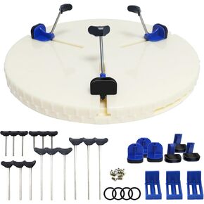 Pottery Machine Turntable Clamp Pottery, Ceramic Pottery Trimming Spinner Repair Tool for Ceramic Beginners and Professionals, Clamp Repair Tools, 2"-12"Adjustable, DIY Ceramic Pottery Turntable