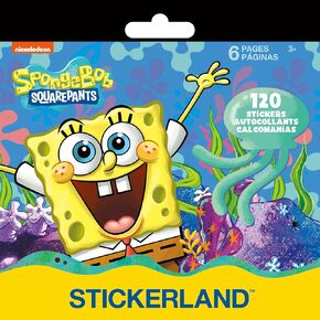 Nickelodeon - Spongebob - Classic Mini Stickerland Pad - 6 Page