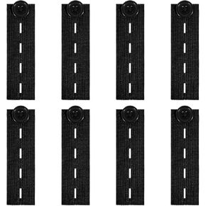 Giantree Jeans Elastic Button Extenders, Adjustable Button Waist Extender, Waists Extenders for Women, Waist Belt Extender for Men and Women for Jeans Denim Skirts for Men and Womens