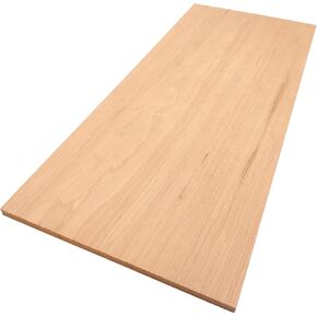 Cherry Wood Planks - 2-Pack Craft for Unfinished Crafts 1/4’’ (6mm) 100% Pure Hardwood Laser Engraving Blanks Hobby and Gifts 1/4″ x 4 1/2″ x 18″