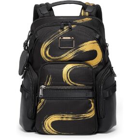 TUMI - Alpha Bravo Navigation Backpack - Everyday Travel Backpack - Fits Up to 15" Laptop - 16.0" X 14.0" X 7.3" - Gold Brush Stroke