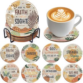 Martini Corktail Diamond Art Coasters - 8 Pcs Summer Martini Glass Diamond Painting Coasters Kit for Adult, 3D Gem Rhinestone Art Painting Kit for Women