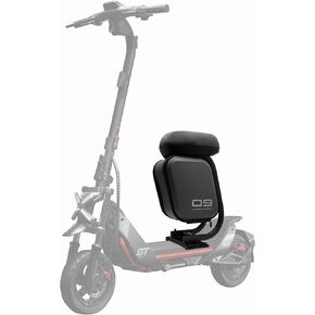 Multi-Functional Scooter Seat with 10L Large Storage Space Bag Compatible with Segway Ninebot ZT3 Pro Kickscooter, Thickened Soft Seat Cushion ZT3 Seat & Bag Attachment Original Parts
