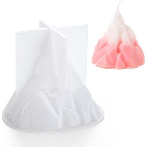 3D Iceberg Resin Silicone Mold Snow Mountain Mold for Epoxy Resin Casting DIY Scented Candles Handmade Soaps Home Decor Art Craft (3.14x2.67in)