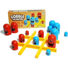 Tic Tac Toe Board Game for Kids, Classic 2 Players Strategy Toy, Fun Family Game for Travel, Parties, and Indoor Activities