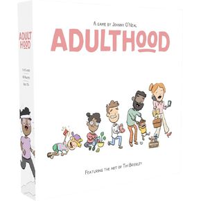 Brotherwise Games Adulthood – Relatable Life Strategy Board Game, Navigate Challenges of Growing Up, Fun for 1-4 Players, Ages 13+