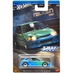 Hot Wheels 99 Honda Civic Type R EK9 Racing Livery, 1/5 1:64 Scale