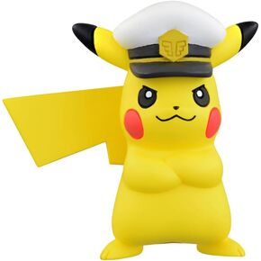 Pokemon Moncolle MS-12 Captain Pikachu 1.5 inches