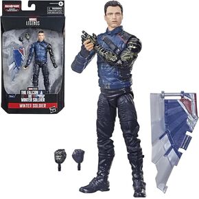 Marvel Legends Series Avengers 6-inch Action Figure Toy Winter Soldier, Premium Design and 2 Accessories, for Kids Age 4 and Up