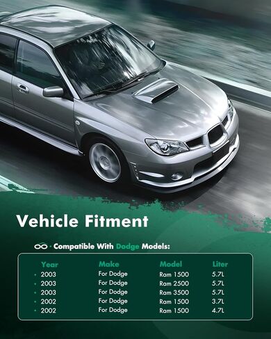 مشعاع SCITOO 2479 يناسب 2002-2003 دودج رام 1500 كابينة بيك اب 3.7L 4.7L 5.7L 2003 Ram 2500 5.7L 2003 Ram 3500 5.7L in Kuwait