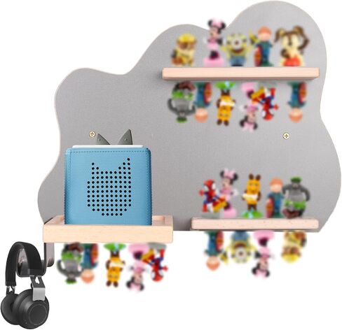 رف مغناطيسي لصندوق Tonie Box، وأرفف عائمة مثبتة على الحائط من Toniebox متوافقة مع شخصيات Toniebox لمشغل الصوت Tonie (الذروة) in Kuwait