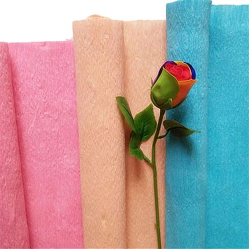 Premium Italian Crepe Paper Roll-الوزن الثقيل 180 Gram-24 Color in Saudi Arabia