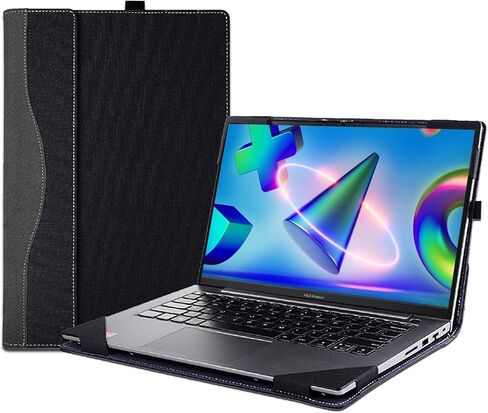 غطاء حالة الكمبيوتر المحمول لـ 17.3 بوصة ASUS Vivobook 17x K3704 K1703 M1703 M3704 & 17 M1702 X1704 ، حقيبة غلاف غلاف واقية من الجلد مع حامل القلم (مقابل 17.3 بوصة Asus Vivobook ، رمادي داكن) in Saudi Arabia