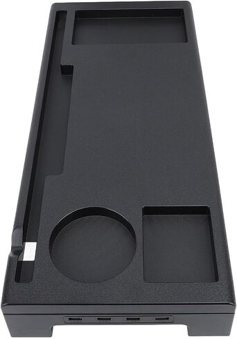Pilipane Computer Monitor Stand Riser Adjustable Desk Organizer with USB Hub Ergonomic Height Adjustment for Home Office Workspace Black 52 x 23 x 7.5cm in Saudi Arabia