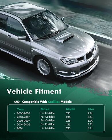 SCITOO بديل مشعاع ألومنيوم كامل لـ 2004 2005 2006 2007 لكاديلاك CTS 2.8L 5.7L 6.0L CU2731 مشعاع بلاستيكي in Saudi Arabia