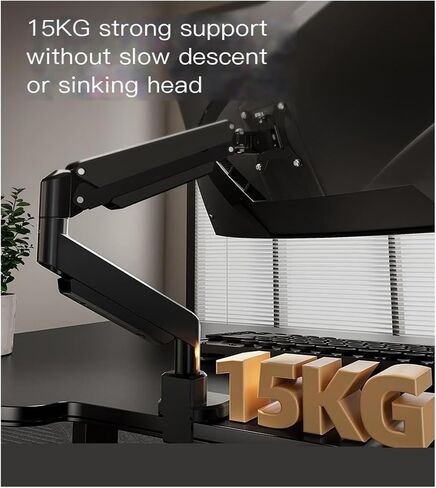 Large Load-Bearing Monitor Stand Robotic arm Display Stand Base Large Screen Cantilever Stand G02 snap-on Type(X2 White) in Saudi Arabia