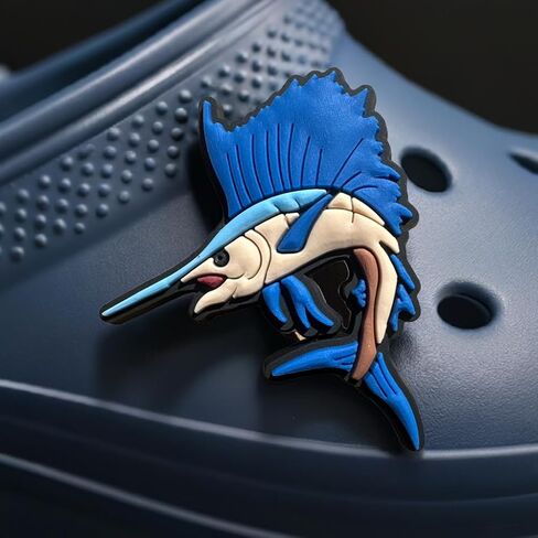 Hammerhead Shark Crocs Charm - Realistic Shark Accessorie For Crocs, Clogs and Shoes. Perfect for Kids, Boys and Fisherman Alike. in Saudi Arabia