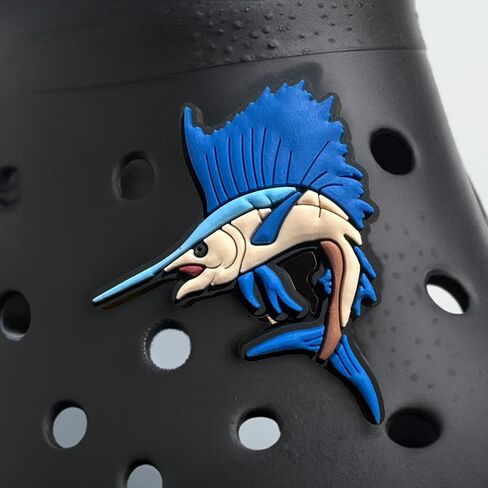 Hammerhead Shark Crocs Charm - Realistic Shark Accessorie For Crocs, Clogs and Shoes. Perfect for Kids, Boys and Fisherman Alike. in Saudi Arabia