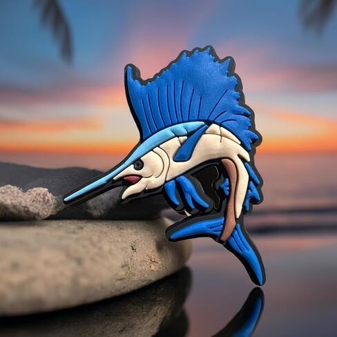 Hammerhead Shark Crocs Charm - Realistic Shark Accessorie For Crocs, Clogs and Shoes. Perfect for Kids, Boys and Fisherman Alike. in Saudi Arabia
