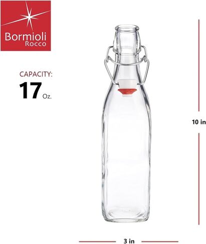 Bormioli Rocco Swing Bottle - 12.5CL (4.25 oz) - Clear in Saudi Arabia