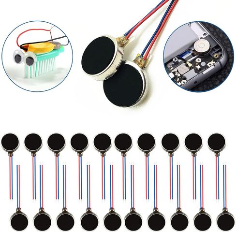 30 قطعة محرك اهتزاز DC3V 12000 دورة في الدقيقة محرك اهتزاز صغير محرك اهتزاز للهاتف الخليوي إصلاح الأجهزة الإلكترونية لوحة واحدة أجهزة الكمبيوتر الفصول الدراسية مشروع الخشن الروبوتات كابل 2in in Kuwait