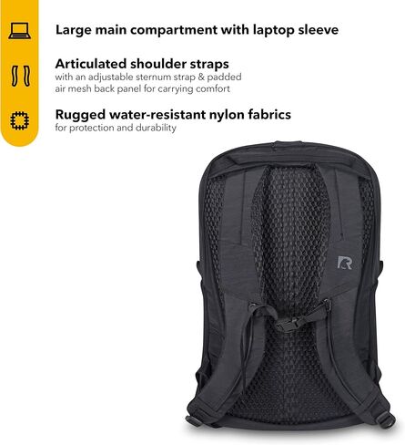 حقيبة حقيبة ظهر على الطريق RCIT على المشي لمسافات طويلة ، والسفر ، الكمبيوتر ، الأعمال ، العمل ، التنقل ، الرجال ، النساء ، البالغين ، كبيرة ، مع كمبيوتر محمول ، trailblazer in Kuwait