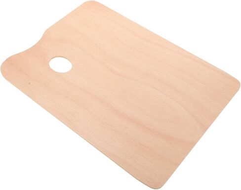 Nuobesty Flat Design Plate Plate Palette Lid Wood Paint Pan لأنواع الأصباغ in Saudi Arabia