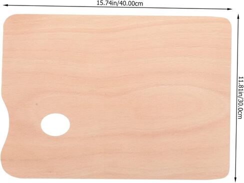 Nuobesty Flat Design Plate Plate Palette Lid Wood Paint Pan لأنواع الأصباغ in Saudi Arabia