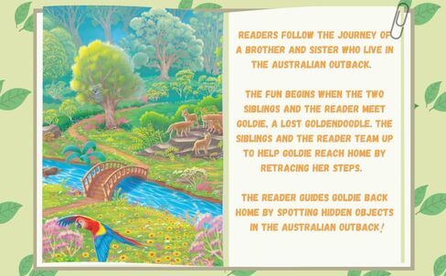 Goldie the GoldEndoodle المحشو بالحيوان وحائز على جائزة الأطفال القصيرة ، قصص القصص القصيرة مع ultra Golden Retriever محشو بالحيوان مع مجموعة القصص القصيرة (الأعمار 3-8) in Kuwait