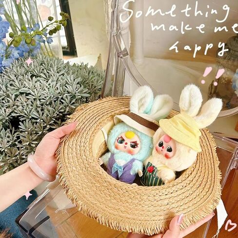 CALEMBOU Plush Doll Blind Box, 7'' Cute Stuffed Animal Fruits Plush Toys, Kawaii 1 of 6 Possible Mystery Collectible Toys Cute Soft Animals Charm Birthday Gifts (Cute Bunny Series) in Saudi Arabia