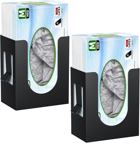 THYGIFTREE Magnetic Glove Box Holder, Disposable Glove Dispenser Wall Mount Metal Glove Rack for Rubber Latex Gloves Tissue Box for Tool Box Garage Workshop Kitchen in Kuwait