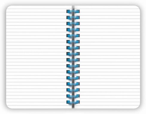 Tuscan Delight | 5.25 x 8.25 Inch Compact Wire Journal | Non-Dated | Foil Stamped Cover | BrownTrout | Planning Stationery Diary in Saudi Arabia