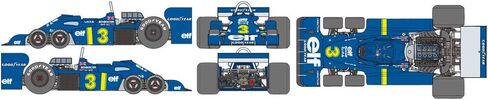 Tamiya 20058 1/20 Tyrrell P34 Six Wheeler Plastic Model Kit ، مع أجزاء محفورة للصور in Saudi Arabia